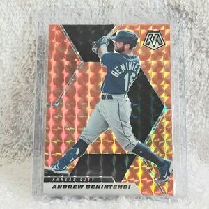 5/$20 Mint 2021 Mosaic Andrew Benintendi Orange Prizm MLB Card 7!!